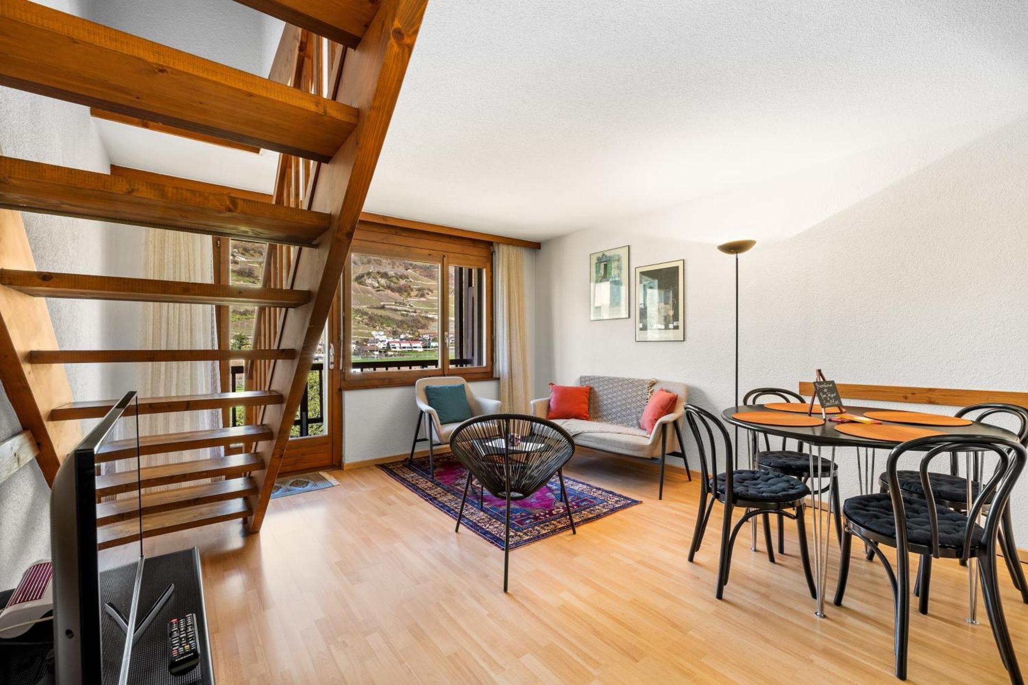 Apartmán Duplex Cosy Aux Bains De Saillon Exteriér fotografie
